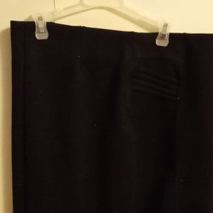 Black Pencil Skirt, Size M